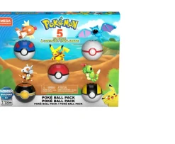 Ken Black Mega Pokémon Poké Ball Bundle Pack| Action Figures & Playsets