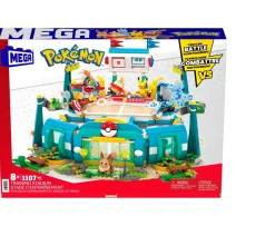 Ken Black MEGA Pokémon Training Stadium Set| Building & Vehicle Toys