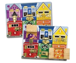 Ken Black Melissa & Doug Latches Board| Preschool & Electronic Learning