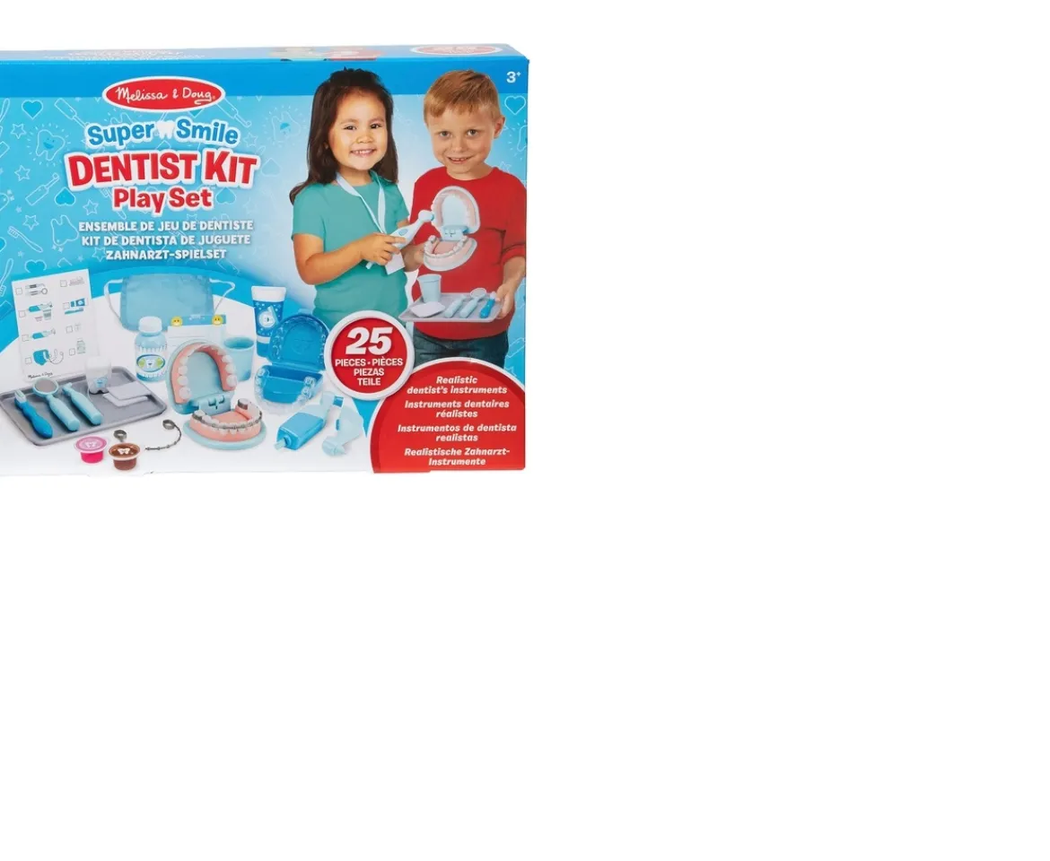 Ken Black Melissa & Doug Super Smile Dentist Kit Play Set| Preschool & Electronic Learning