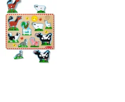 Ken Black Melissa & Doug Wooden Sound Puzzle Assortment| Wooden Toys