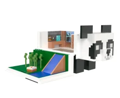 Ken Black Mine Craft Mini Hobhead Panda Play Set| Action Figures & Playsets