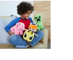 Ken Black Minecraft Basic 8-inch Collectible Plush Characters - Assortment| Action Figures & Playsets
