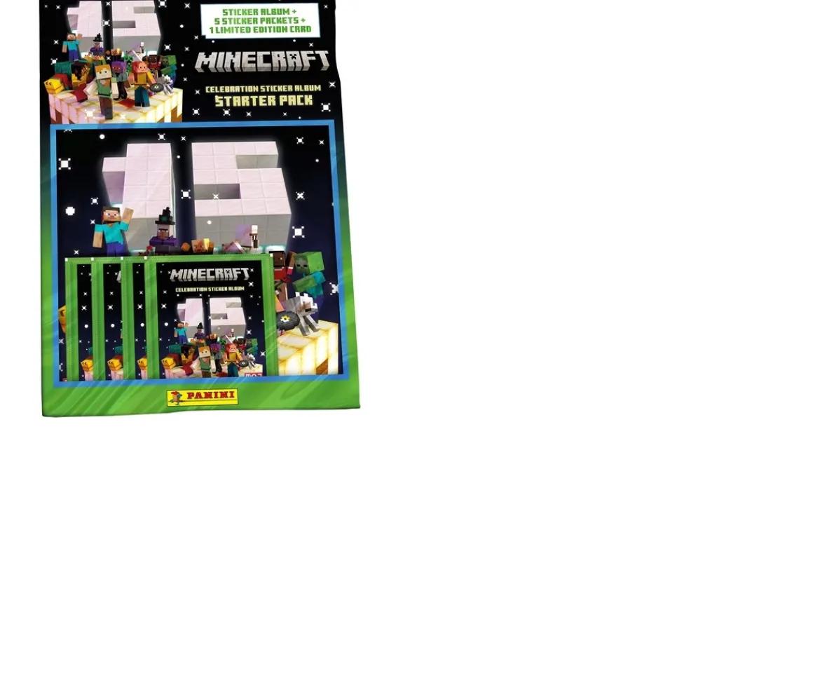 Ken Black Minecraft Celebration Sticker Album Starter Pack| Action Figures & Playsets