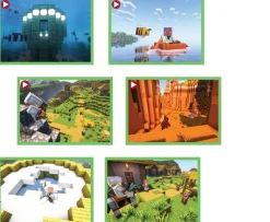 Ken Black Minecraft Celebration Sticker Album Starter Pack| Action Figures & Playsets