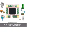 Ken Black Minecraft Core Figures 8cm Assortment| Action Figures & Playsets