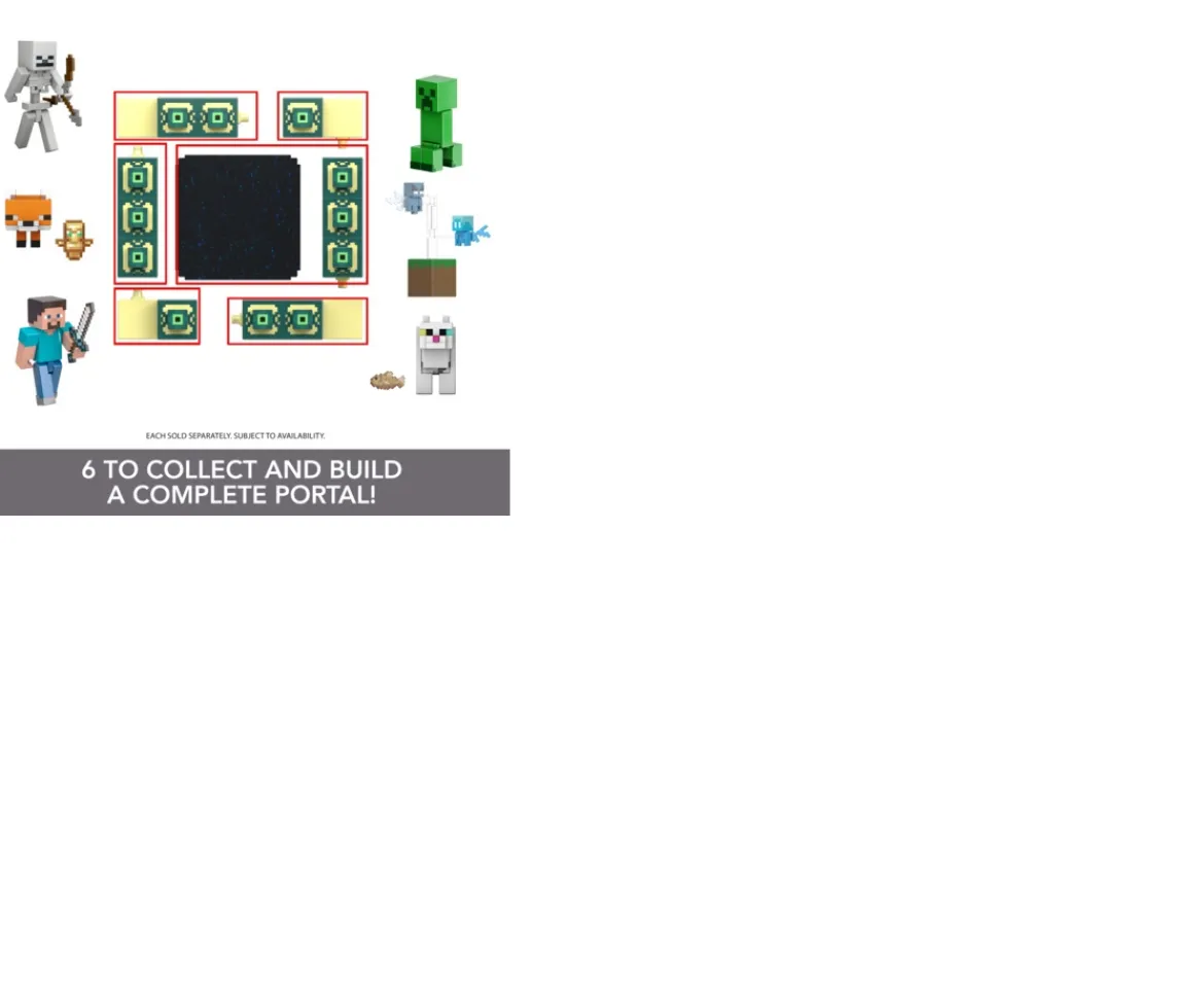 Ken Black Minecraft Core Figures 8cm Assortment| Action Figures & Playsets