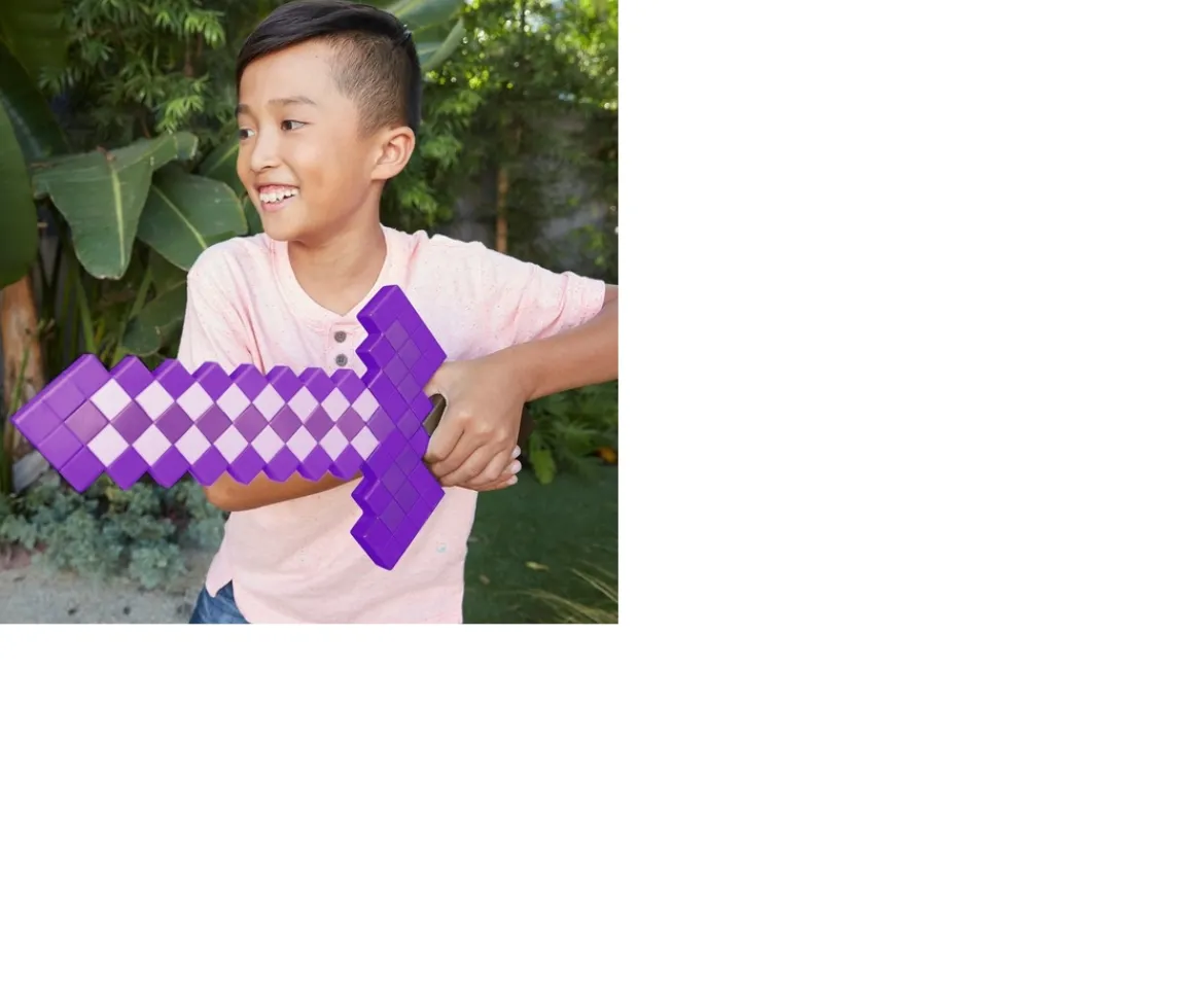 Ken Black Minecraft Enchanted Diamond Sword| Action Figures & Playsets