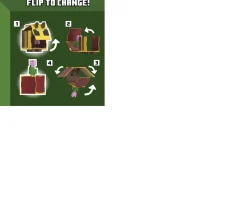 Ken Black Minecraft Flippin' Figures Assortment| Action Figures & Playsets