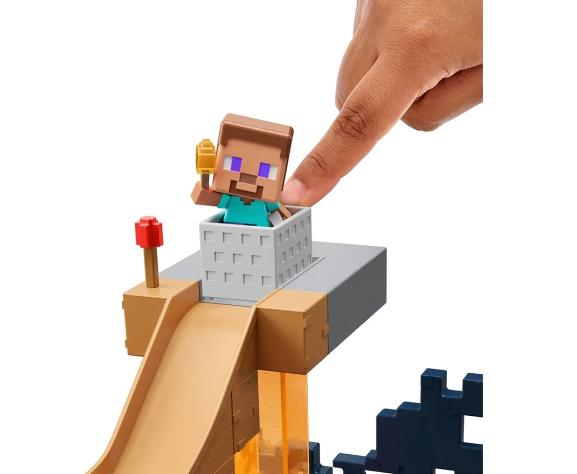 Ken Black Minecraft Mini Mode Rise of the Warden Playset| Action Figures & Playsets