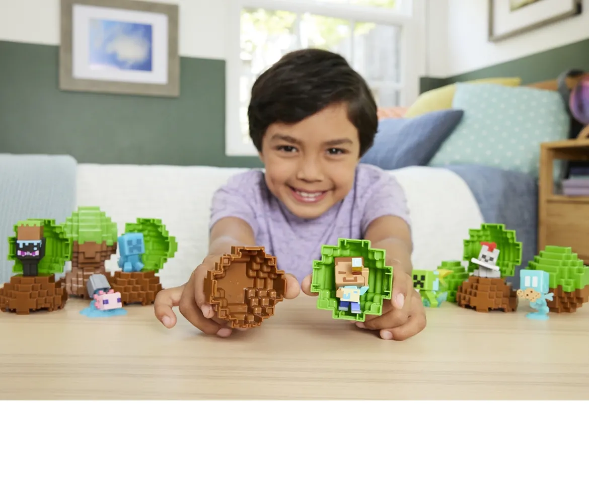Ken Black Minecraft Mini Mode Spawn Egg Set Assortment| Action Figures & Playsets