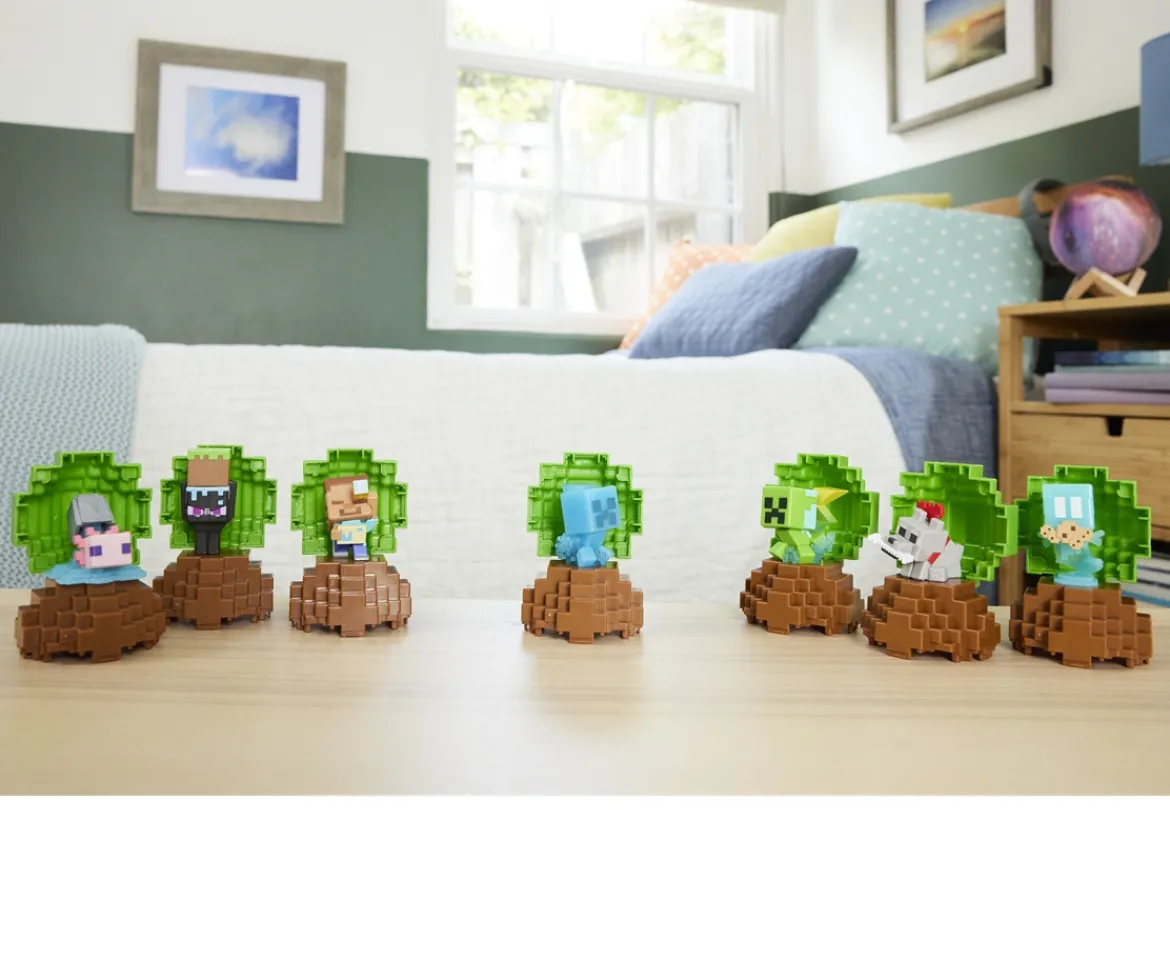 Ken Black Minecraft Mini Mode Spawn Egg Set Assortment| Action Figures & Playsets