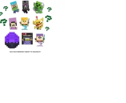 Ken Black Minecraft Mini Mode Spawn Egg Set Assortment| Action Figures & Playsets