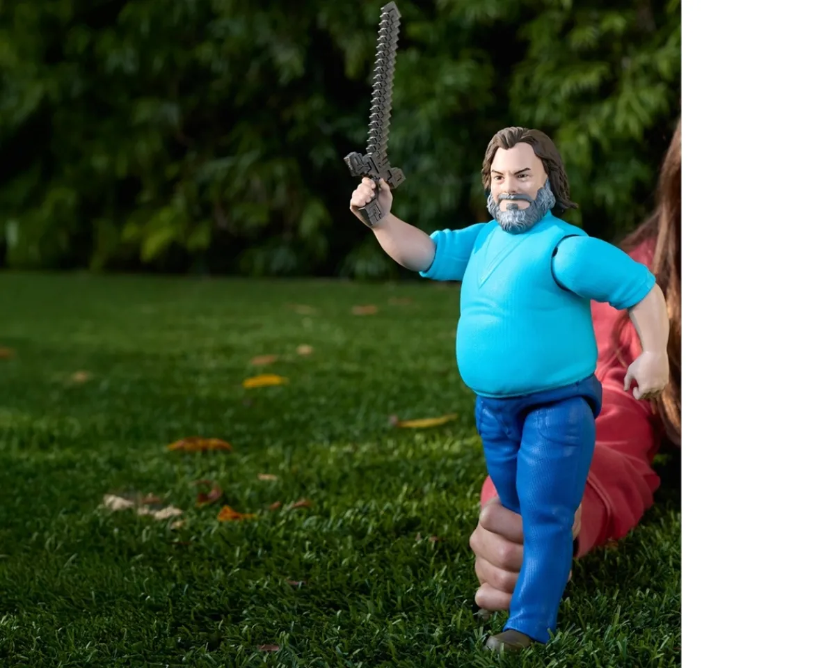 Ken Black Minecraft Movie Action Figure Steve 30cm| Action Figures & Playsets