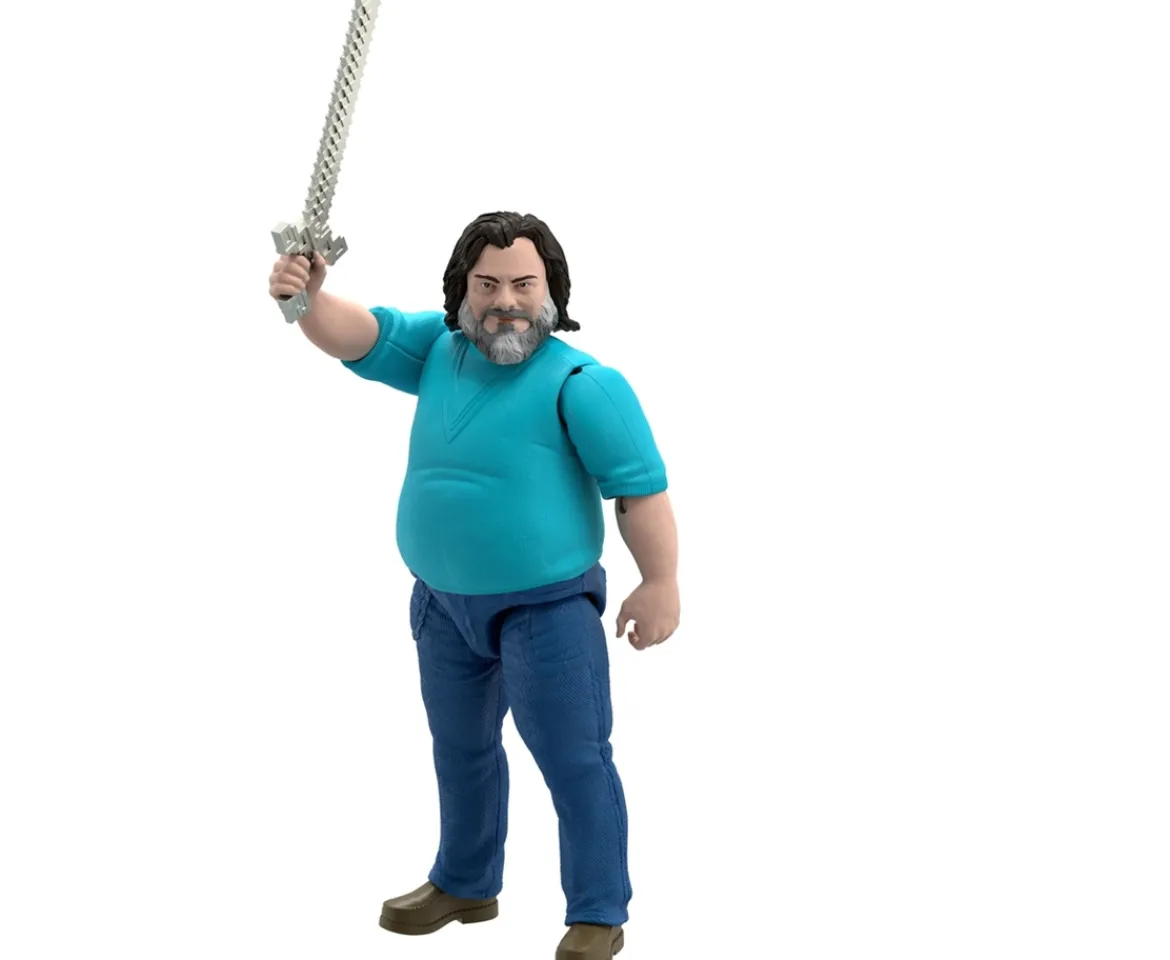 Ken Black Minecraft Movie Action Figure Steve 30cm| Action Figures & Playsets