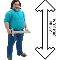 Ken Black Minecraft Movie Action Figure Steve 30cm| Action Figures & Playsets