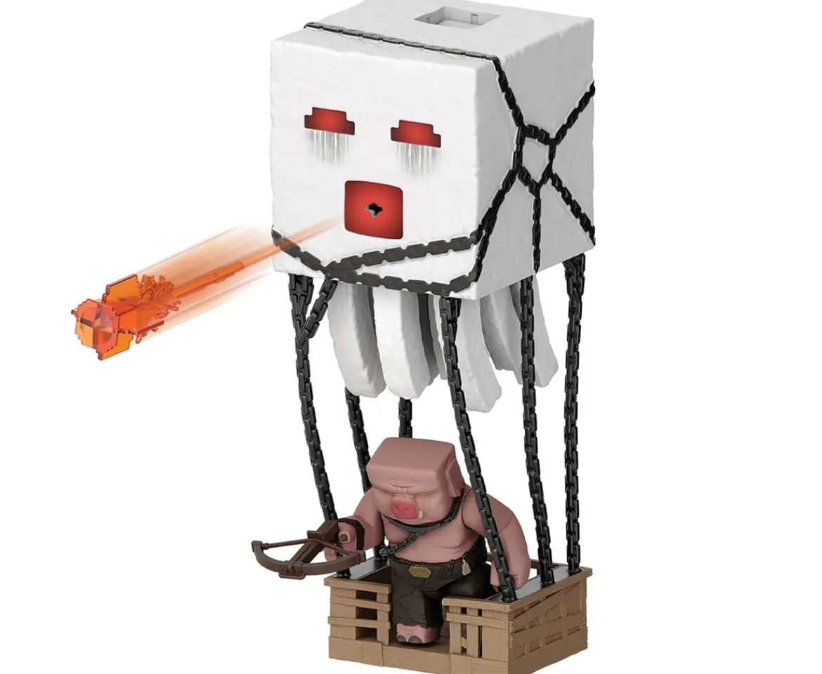 Ken Black Minecraft Movie Playset Blast Attack Ghast| Action Figures & Playsets