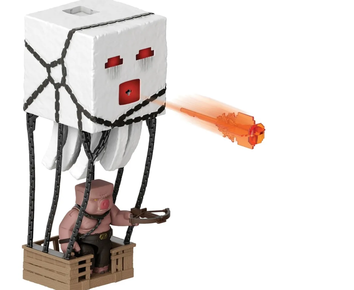 Ken Black Minecraft Movie Playset Blast Attack Ghast| Action Figures & Playsets