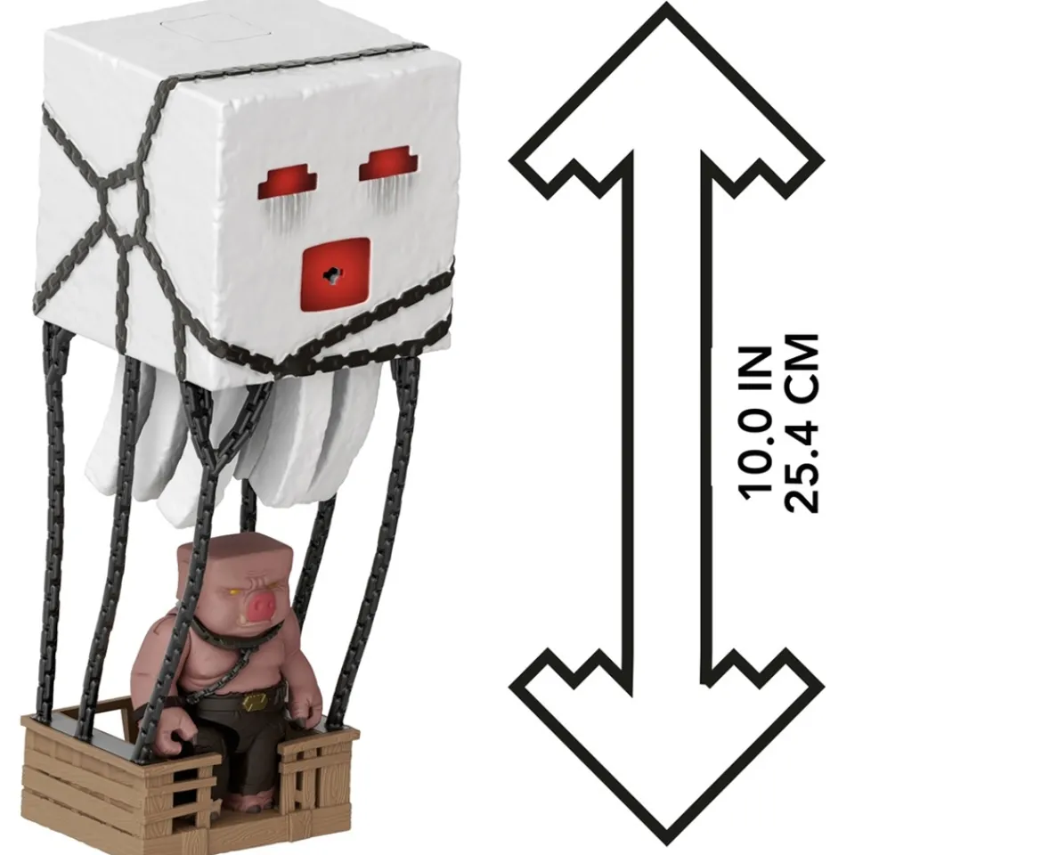 Ken Black Minecraft Movie Playset Blast Attack Ghast| Action Figures & Playsets