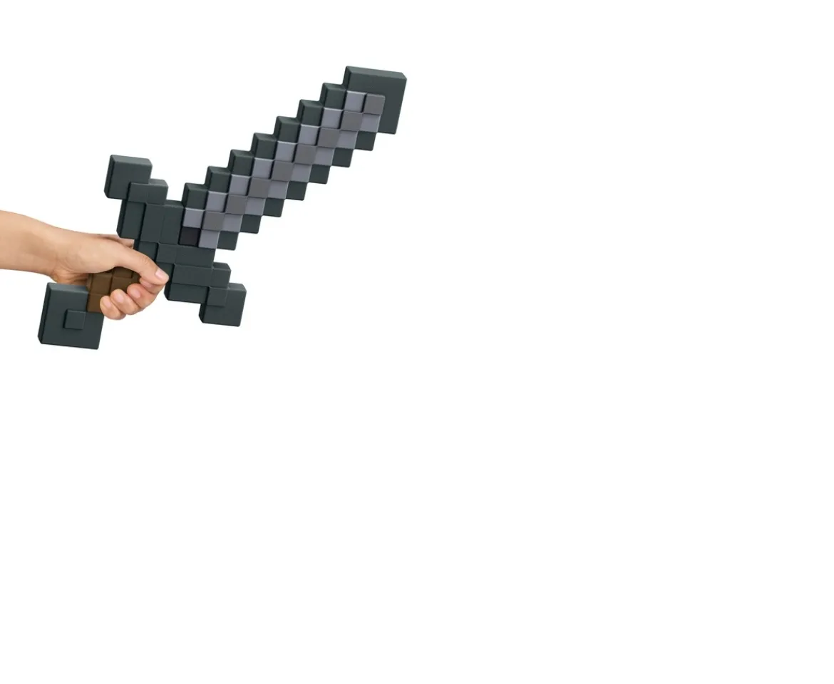Ken Black Minecraft Stone Sword Toy 42cm| Action Figures & Playsets