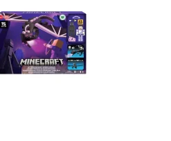 Ken Black Minecraft 15th Anniversary Ender Dragon with Steve and Enderman figures| Action Figures & Playsets