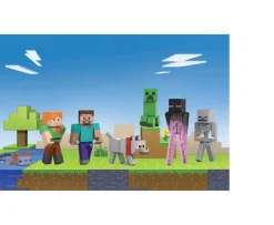 Ken Black Minecraft World Builder Figures 7 Pack| Action Figures & Playsets