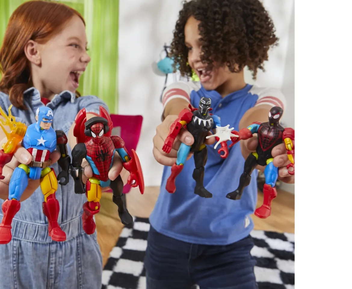 Ken Black Mixmashers Spider-Man Action Figure Assortment| Action Figures & Playsets