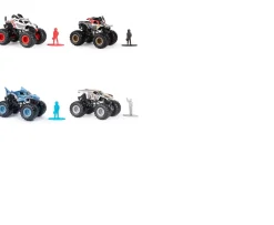 Ken Black Monster Jam, Die-Cast Vehicle, Ruff Crowd Series, 1:64 Scale - Styles Vary| Action Figures & Playsets