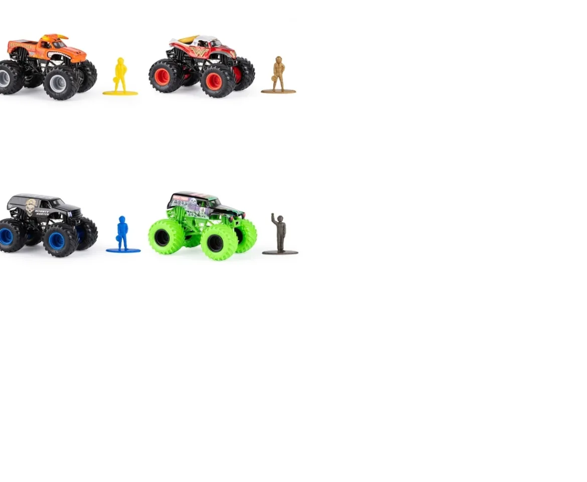 Ken Black Monster Jam, Die-Cast Vehicle, Ruff Crowd Series, 1:64 Scale - Styles Vary| Action Figures & Playsets