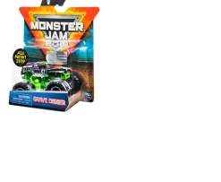Ken Black Monster Jam, Die-Cast Vehicle, Ruff Crowd Series, 1:64 Scale - Styles Vary| Action Figures & Playsets