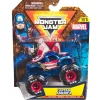 Ken Black Monster Jam Marvel Official Captain America Monster Truck 1:64| Building & Vehicle Toys
