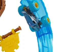 Ken Black Monster Jam Megalodon Loop of Doom Stunt Playset| Building & Vehicle Toys