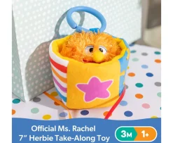 Ken Black Ms Rachel Herbie Sensory Take-Along Toy| Preschool & Electronic Learning