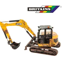 Ken Black Muddy JCB Midi Excavator 1:32| Farm Model Vehicles & Playsets|Action Figures & Playsets