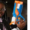 Ken Black NERF N Series Agility Blaster| Nerf|Action Figures & Playsets