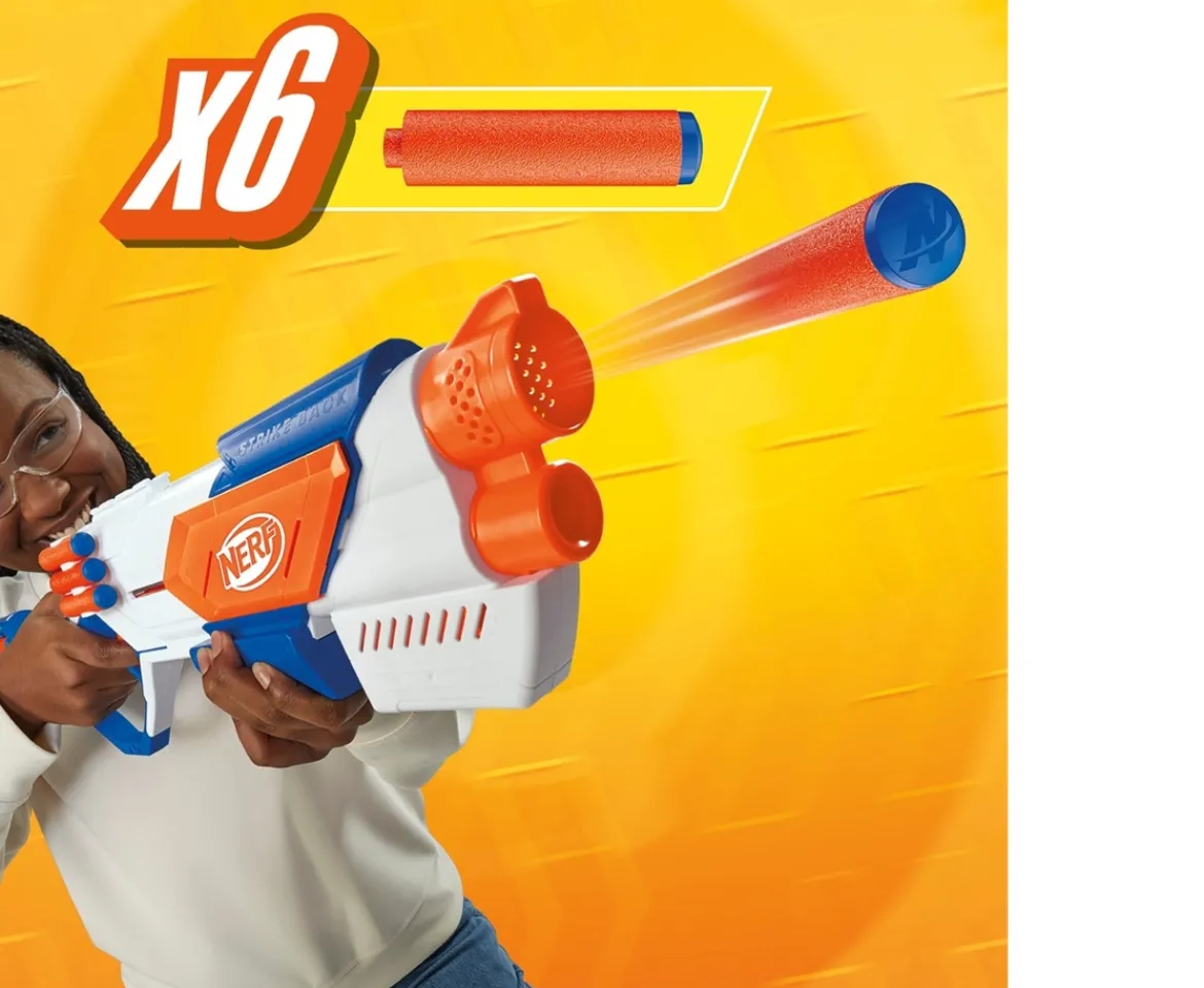 Ken Black NERF N Series Strikeback Blaster| Nerf|Action Figures & Playsets