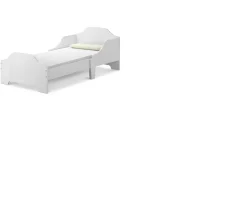 Ken Black Nested Toddler Bed (White)| Nursery Furniture & Bedding