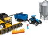 Ken Black New Holland Harvester, Tractor & Grain Bin Set| Farm Model Vehicles & Playsets|Action Figures & Playsets