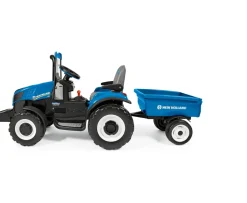 Ken Black New Holland T8 12V Electric Ride On with Trailer| Tractors|Electric Ride Ons