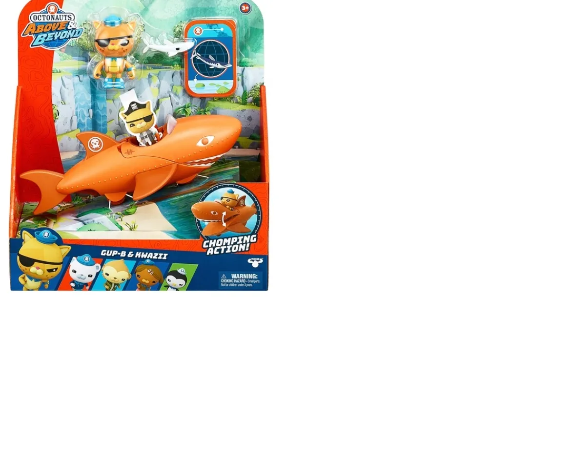 Ken Black Octonauts Series 1 Figure & Vehicle – Kwazii & Gup B| Preschool & Electronic Learning