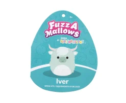 Ken Black Original Squishmallows 40.5cm Fuzz-A-Mallows - Iver the Mint Cow| Squishmallows|Soft Toys