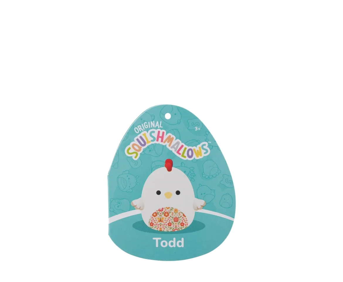 Ken Black Original Squishmallows 30.5cm - Todd the Beige Rooster| Squishmallows|Soft Toys