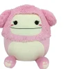 Ken Black Original Squishmallows Fuzz-A-Mallows 20-Inch Brina the Pink Bigfoot| Squishmallows|Soft Toys