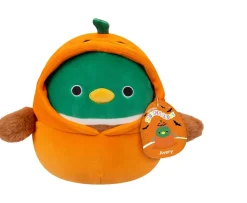 Ken Black Original Squishmallows 16-Inch Avery Mallard Duck with Pumpkin Costume| Squishmallows|Soft Toys