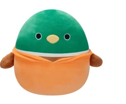 Ken Black Original Squishmallows 16-Inch Avery Mallard Duck with Pumpkin Costume| Squishmallows|Soft Toys