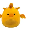Ken Black Original Squishmallows 16-Inch Mister the Gold Dragon| Squishmallows|Soft Toys