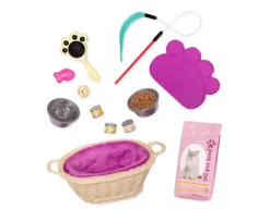 Ken Black Our Generation Cat Pet Set| Our Generation|Dolls & Dollhouses