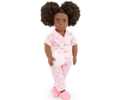 Ken Black Our Generation Tanisha 18-inch Sleepover Doll in Matching Pink PJs| Our Generation|Dolls & Dollhouses