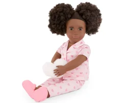 Ken Black Our Generation Tanisha 18-inch Sleepover Doll in Matching Pink PJs| Our Generation|Dolls & Dollhouses