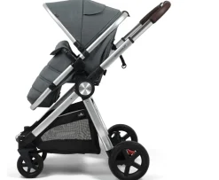Ken Black Panorama XT i Travel System with i-Size Car Seat - Grey| Car Seats & Travel Systems